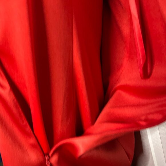 Eliza J one shoulder she red dress size 12 - Picture 5 of 10